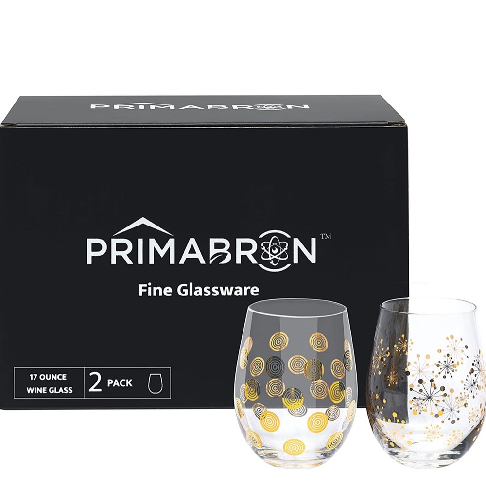 Prinabron Fine Glassware Wine Glass Set